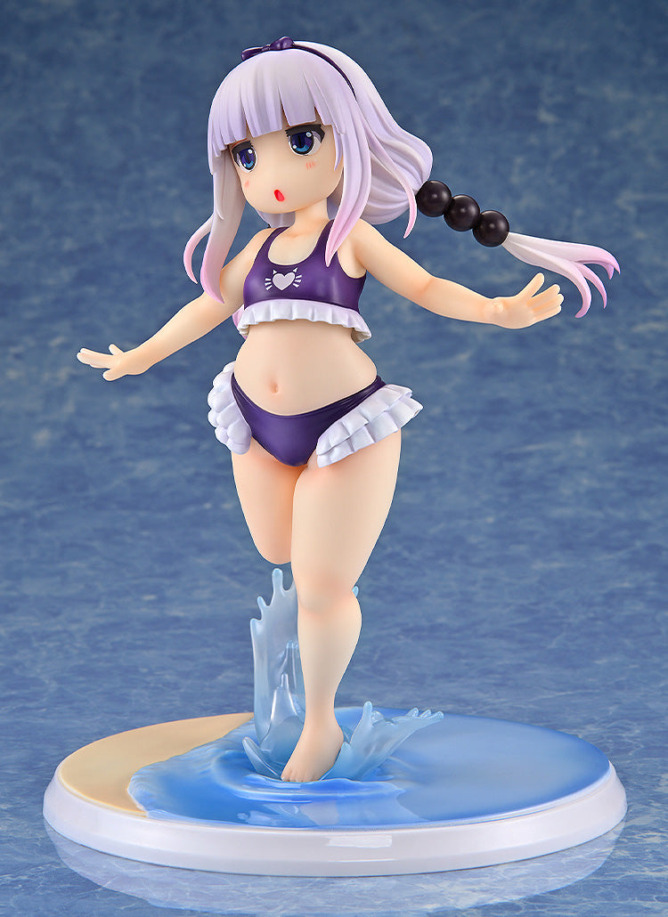 Kanna Kamui: Excited to Wear a Swimsuit at Home Ver. (Purple) 1/6 Scale Figure