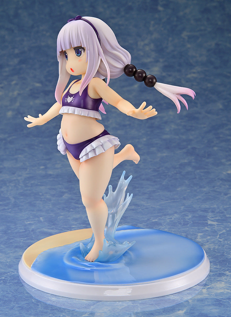 Kanna Kamui: Excited to Wear a Swimsuit at Home Ver. (Purple) 1/6 Scale Figure