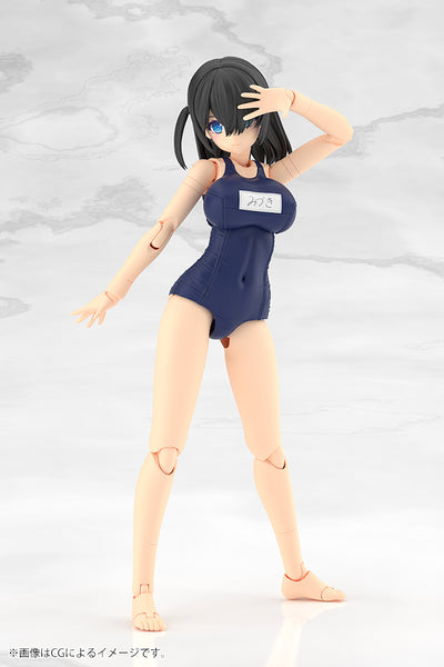 Frame Arms Girl Mizuki School Swimsuits White Ver. - tampilan utama
