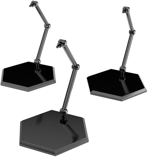 DX STAND BLACKDESIGN×DEVISEWORKSコラボ Good Smile Company The Simple Stand x3 Black (for Figures & Models