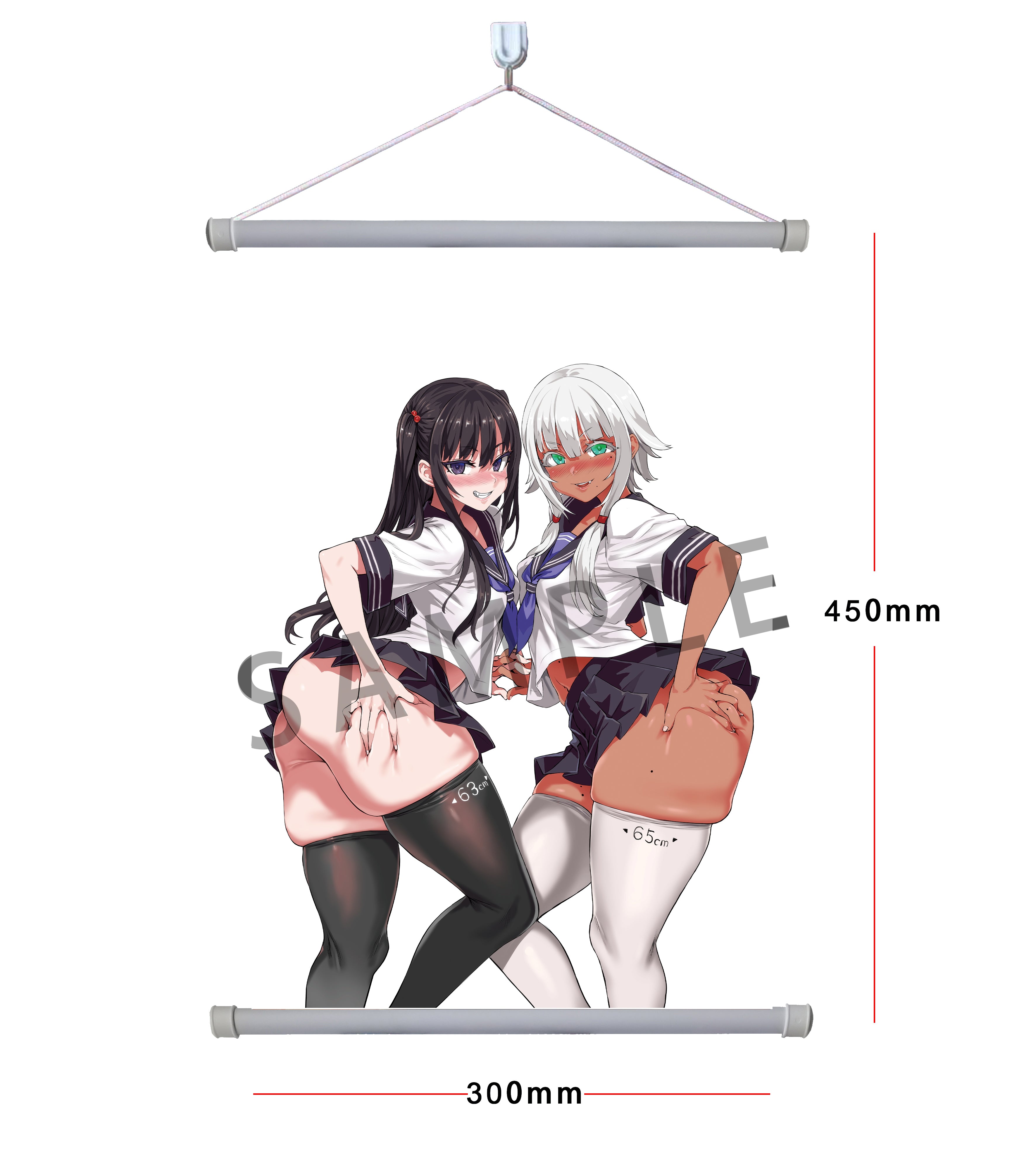 World Where the Thickness of a Girl's Thighs is Equal to Her Social Status Raura Aiza & Iroha Shishikura 1/5 Scale Figure