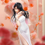 Mai Okuma illustration Healing-Type White Chinese Dress Lady Complete Figure