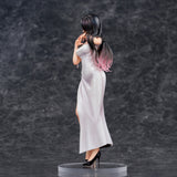 Mai Okuma illustration Healing-Type White Chinese Dress Lady Complete Figure