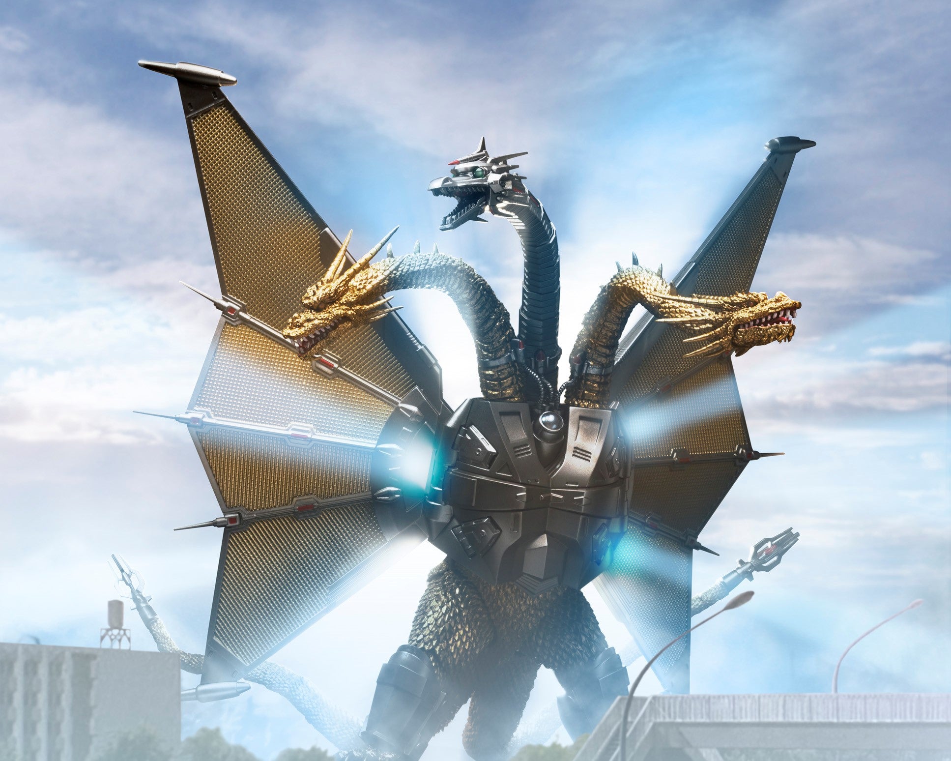 S.H.MonsterArts Mecha Ghidorah Shinjuku Decisive Battle Special Set