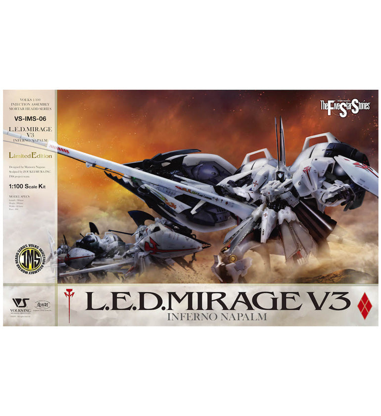 IMS L.E.D. Mirage V3 1/100 Plastic Injection Kit