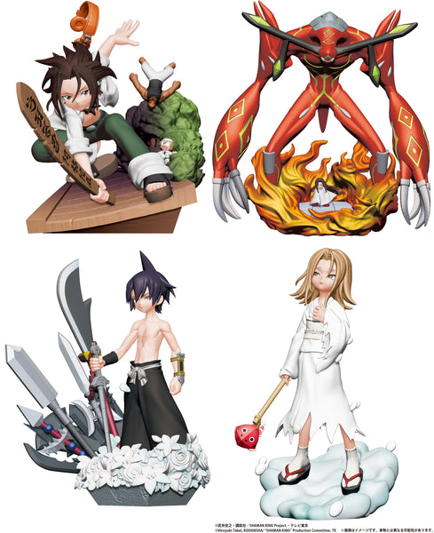 MegaHouse Petitrama Shaman King Over Soul Box (Set of 4) | Shaman