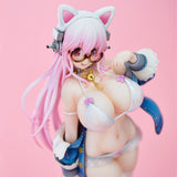 Super Sonico White Cat Ver. Complete Figure (Re-Run)