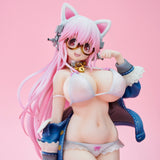 Super Sonico White Cat Ver. Complete Figure (Re-Run)