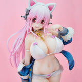 Super Sonico White Cat Ver. Complete Figure (Re-Run)