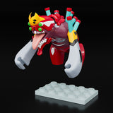 BRICKROID Evangelion Unit 02 Beast Form 2nd Phase (Type 1)