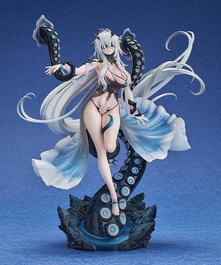 Yade Azur Lane tampak samping - detail seragam Iron Blood