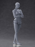 Nishimura Style Drawing Doll Olive Gray