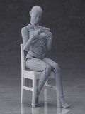 Nishimura Style Drawing Doll Olive Gray