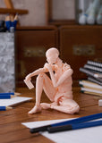 Nishimura Style Drawing Doll Olive Flesh