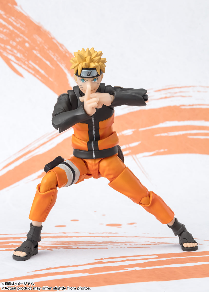 Bandai S.H.Figuarts Naruto Shippuden The Jinchuuriki Entrusted With Hope  Naruto Uzumaki Figure (orange)