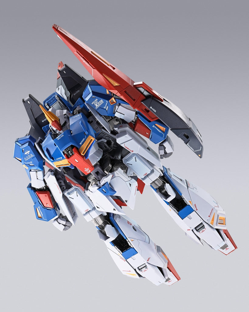 Bandai Spirits Metal Build - Mobile Suit Zeta Gundam - Figura Action Figure In Lega Trasformabile, Edizione Lusso Con Base Dedicata