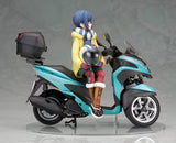 Yurucamp Shima Rin with 3-Wheel Scooter 1/10 Scale Figure