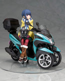 Yurucamp Shima Rin with 3-Wheel Scooter 1/10 Scale Figure
