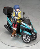 Yurucamp Shima Rin with 3-Wheel Scooter 1/10 Scale Figure