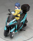 Yurucamp Shima Rin with 3-Wheel Scooter 1/10 Scale Figure