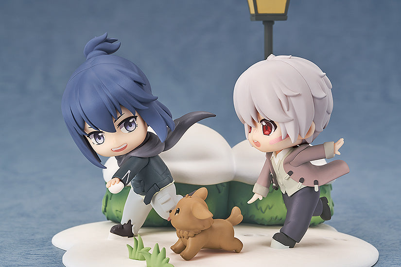 Shion and Nezumi Chibi Figures: A Distant Snowy Night Ver. Complete Figure