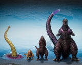 S.H.MonsterArts Godzilla (2016) The Second Form & Third Form & Giant Unidentified Creature Set