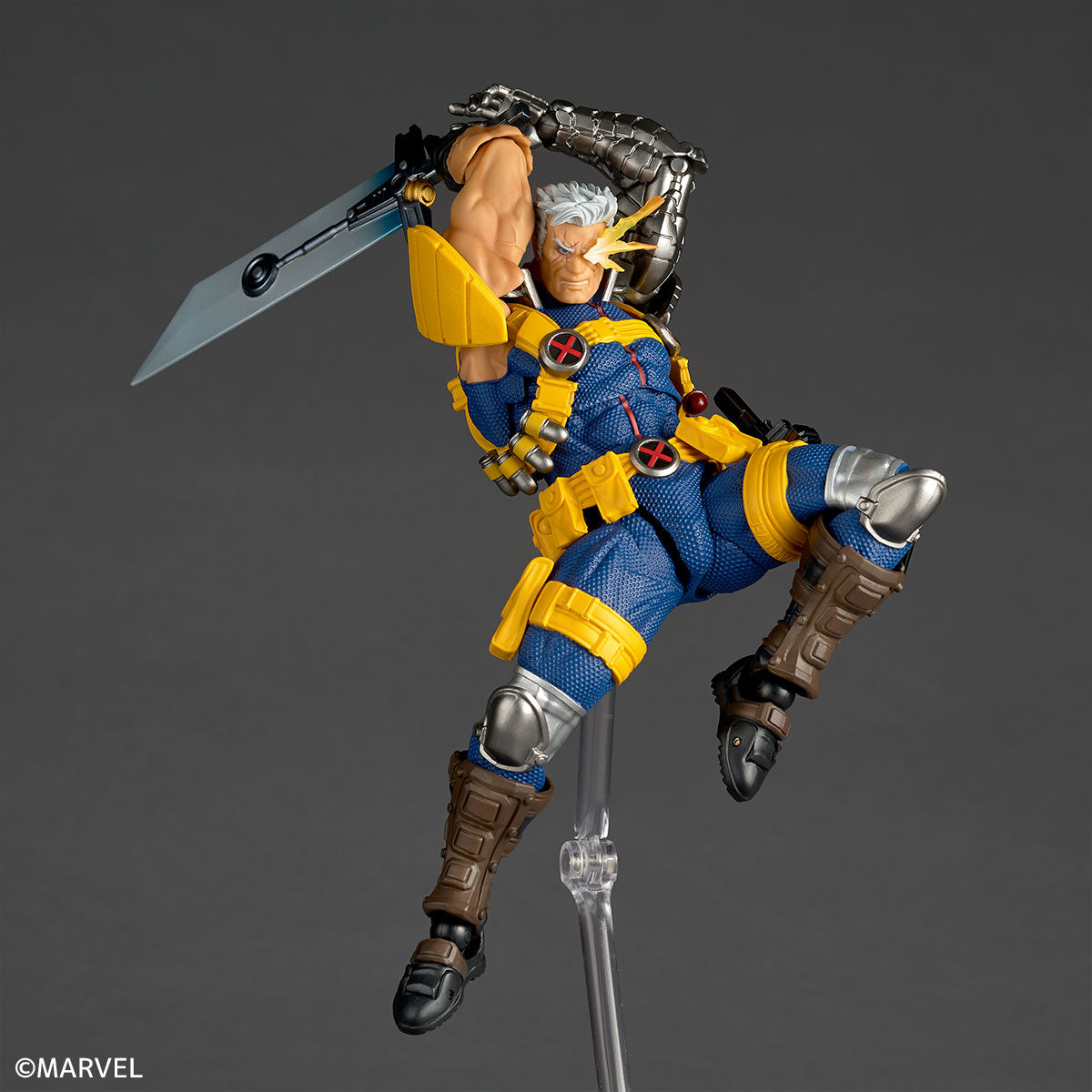 アメコミ・英語　ケーブル　CABLE:REVOLUTION Kaiyodo Revoltech Amazing Yamaguchi Cable Ver. 1.5 | Marvel
