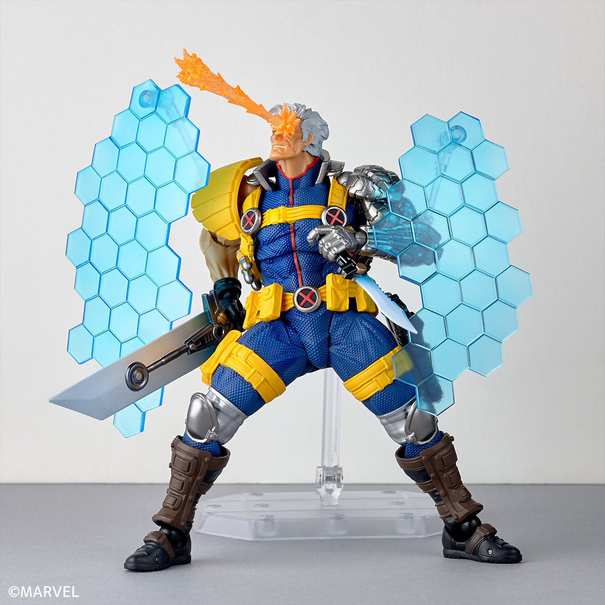 アメコミ・英語　ケーブル　CABLE:REVOLUTION Kaiyodo Revoltech Amazing Yamaguchi Cable Ver. 1.5 | Marvel