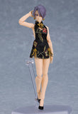 figma Female Body (Mika) with Mini Skirt Chinese Dress Outfit (Black)