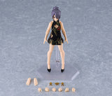 figma Female Body (Mika) with Mini Skirt Chinese Dress Outfit (Black)