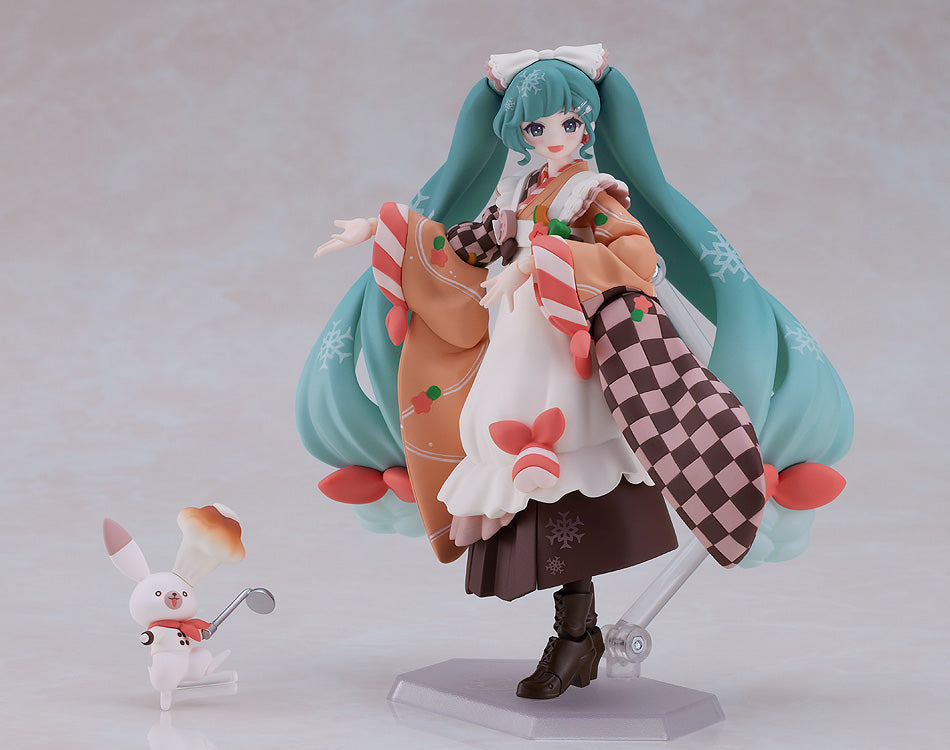 Max Factory Figma - Hatsune Miku: Snow Owl Ver. (Edizione Giapponese). Action Figure Da Collezione, Regione Libera, Nuova E Sigillata.