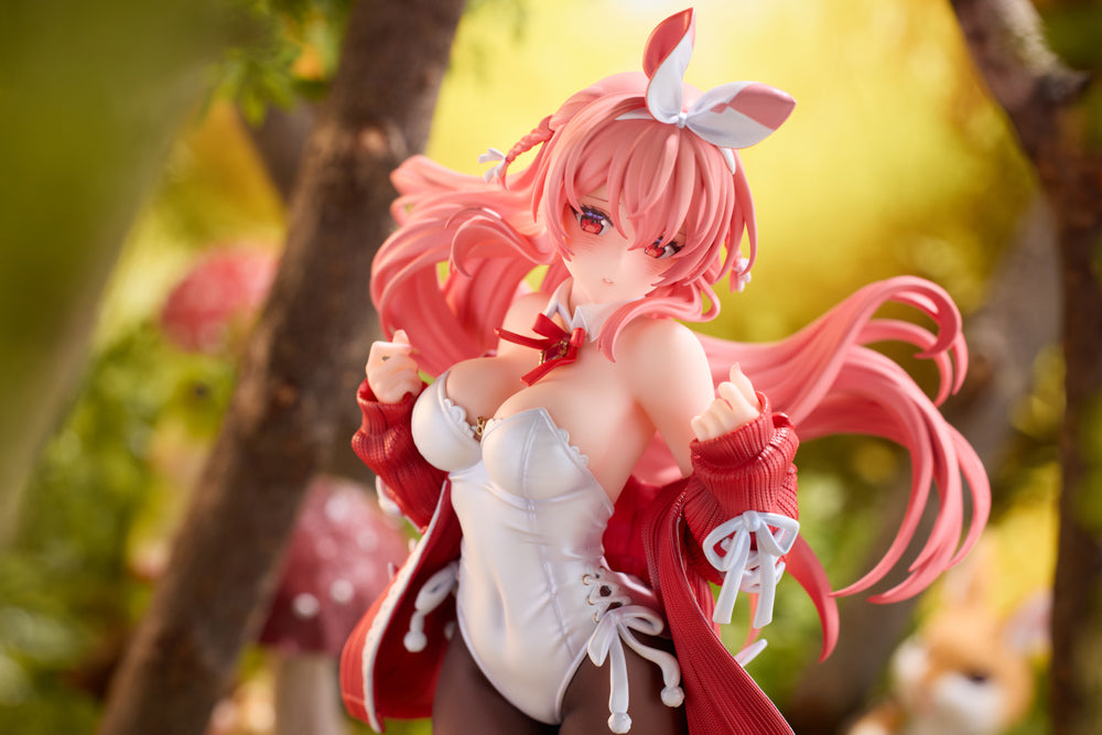Rust Rabbit Figure Anime Otaku Toys White Rabbit Illustrated by Rosuuri 1/7 Scale Figure ...