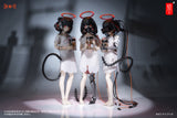 Three Wise Monkeys (See no Evil, Hear no Evil, Speak no Evil) Premium Set 1/12 Action Figure