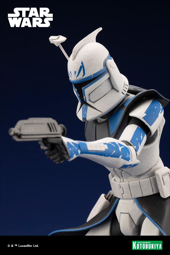 Captain Rex Rear View Kotobukiya ARTFX+ Captain Rex 1/10 Scale Figure | Star Wars: The Clone ...
