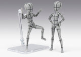 S.H.Figuarts Body-Kun -Ken Sugimori- Edition -Wireframe- (Gray Color Ver.)