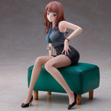 Doushima Illustration Hokuro no Ooi Senpai OL-san Complete Figure