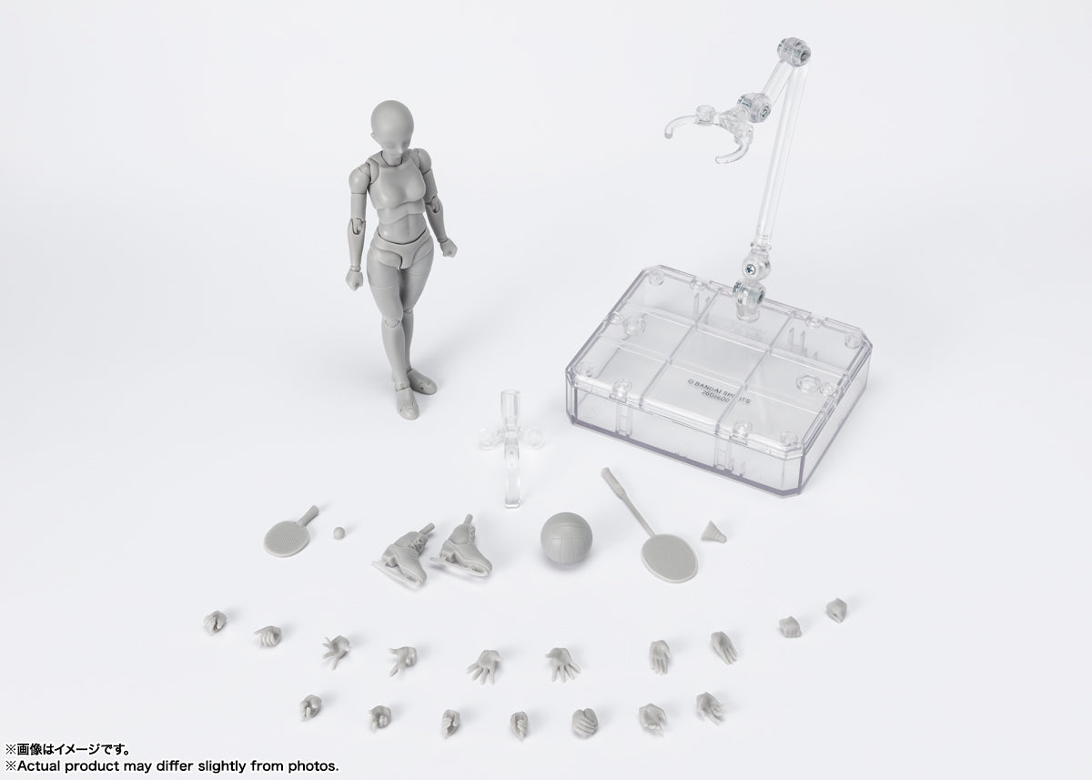 S.H.Figuarts Body-Chan -Sports- Edition DX Set (Gray Color Ver.)