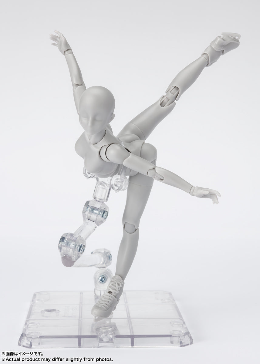 S.H. Figuarts Woman Female Body Chan Wireframe Gray Color Drawing