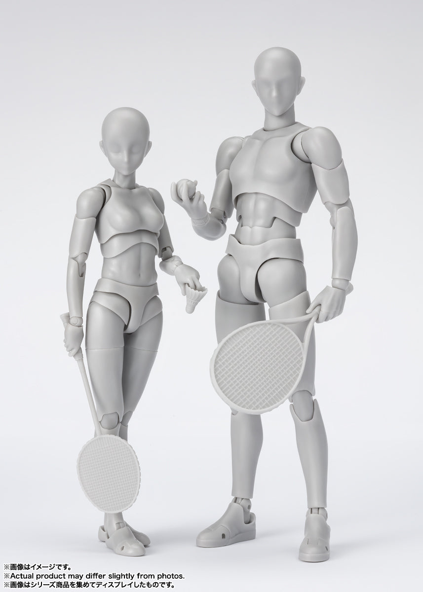 Bandai S.H.Figuarts Body-Chan Ken Sugimori Edition: Gray Color Ver. Dx Set, Figures & Dolls Action Figures