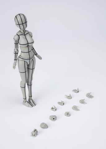 S.H.Figuarts Body Chan -Kentaro Yabuki- Wire Frame (Gray Color Ver.)