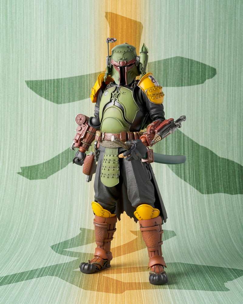 Star Wars: The Book of Boba Fett Meisho Movie Realization Action Figure Daimyo Boba Fett 18 cm Bandai Tamashii Nations Star Wars: The Book of Boba Fett Meisho Movie Realization Action Figure Daimyo Boba Fett 18 cm Bandai Tamashii Nations