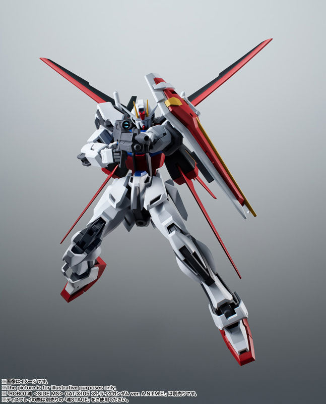 The Robot Spirits GAT-X105 Strike Gundam Ver. A.N.I.M.E. & AQM/E-X01 Aile Striker & Option Parts Set Bundle