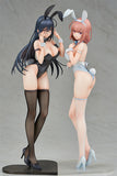 Black Bunny Aoi and White Bunny Natsume 1/6 Scale Figure 2 Figure Set