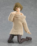 figma Female Body (Chiaki) with Off-the-Shoulder Sweater Dress