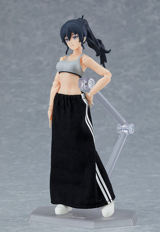figma Female Body (Makoto) with Tracksuit + Tracksuit Skirt Outfit