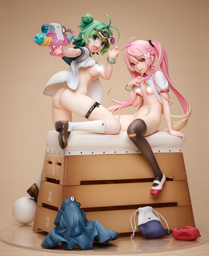 Midori & Pink Sukumizu 1/5.5 Scale Figure