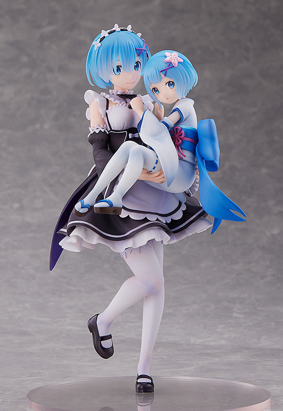Re:ZERO -Starting Life in Another World- Figure Rem & Childhood Rem 1/7 Scale Figure
