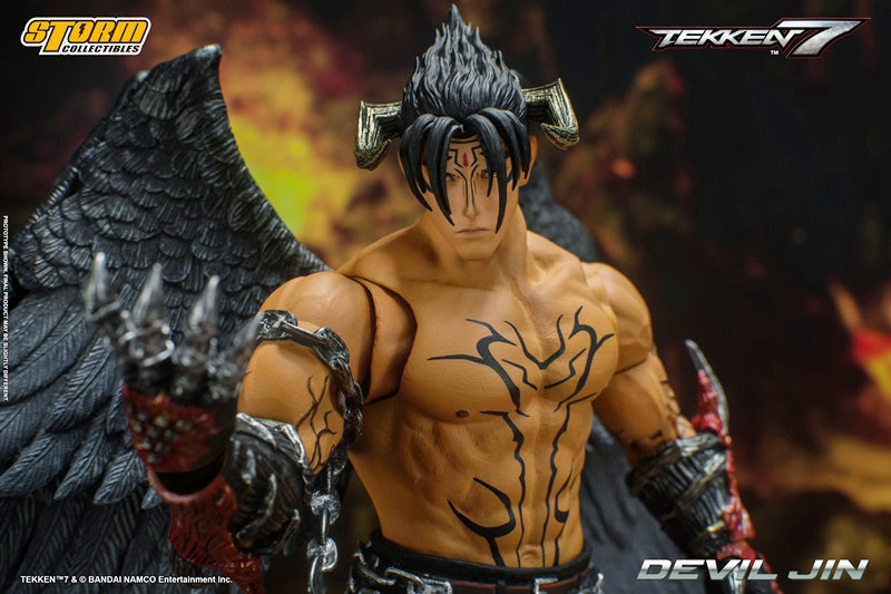 Storm Collectibles Devil Jin 1/12 Action Figure, Tekken 7