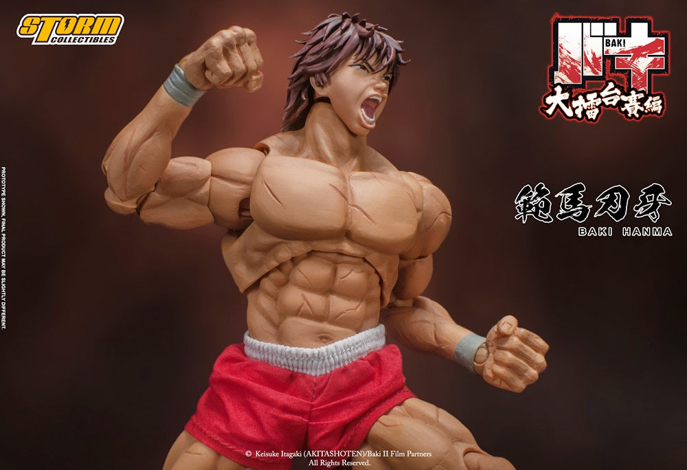 Storm Toys Hanma Baki Action Figure Model In Stock 1/12 Scale In Box