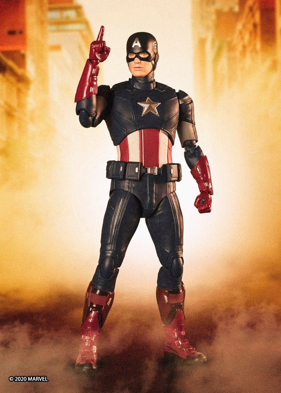 Bandai Tamashii Nations Avengers: Endgame – Action Figure S.H. Figuarts Captain America (Vs. Cap Edition)